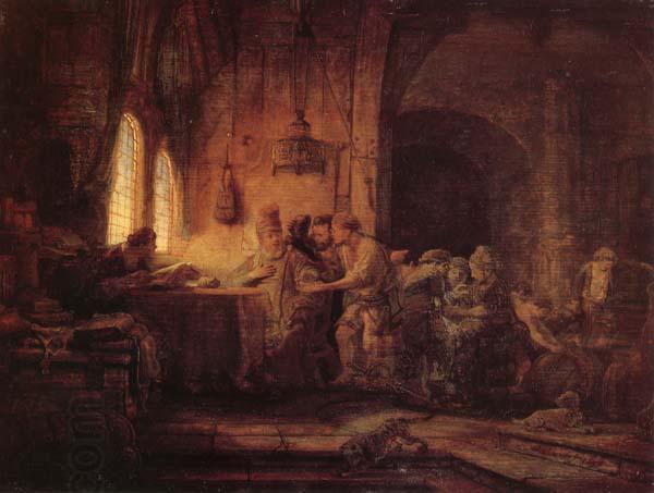 REMBRANDT Harmenszoon van Rijn The Parable of the Laborers in the Vineard China oil painting art